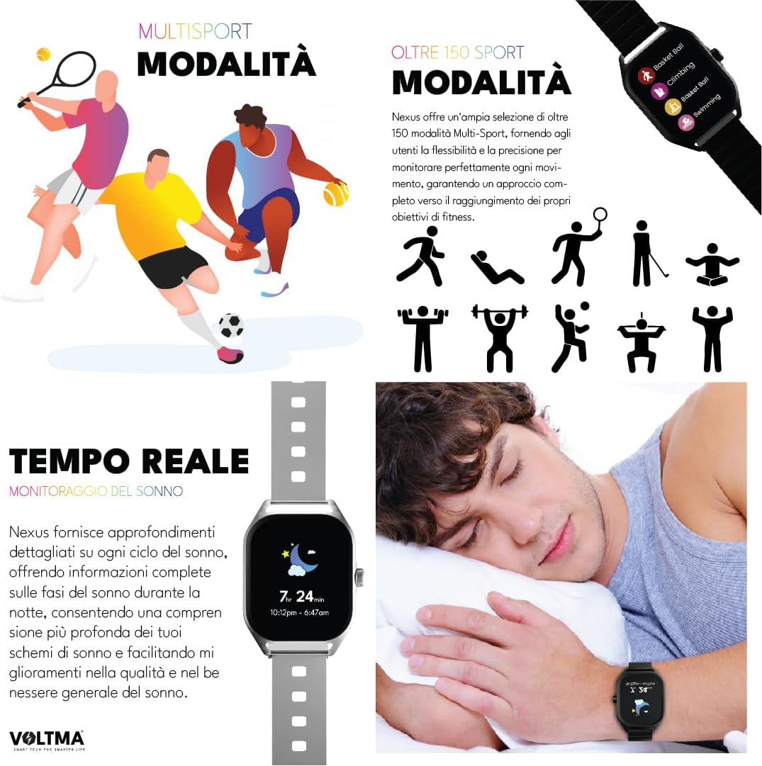 VOLTMA SPARK Smart Watch Blanco