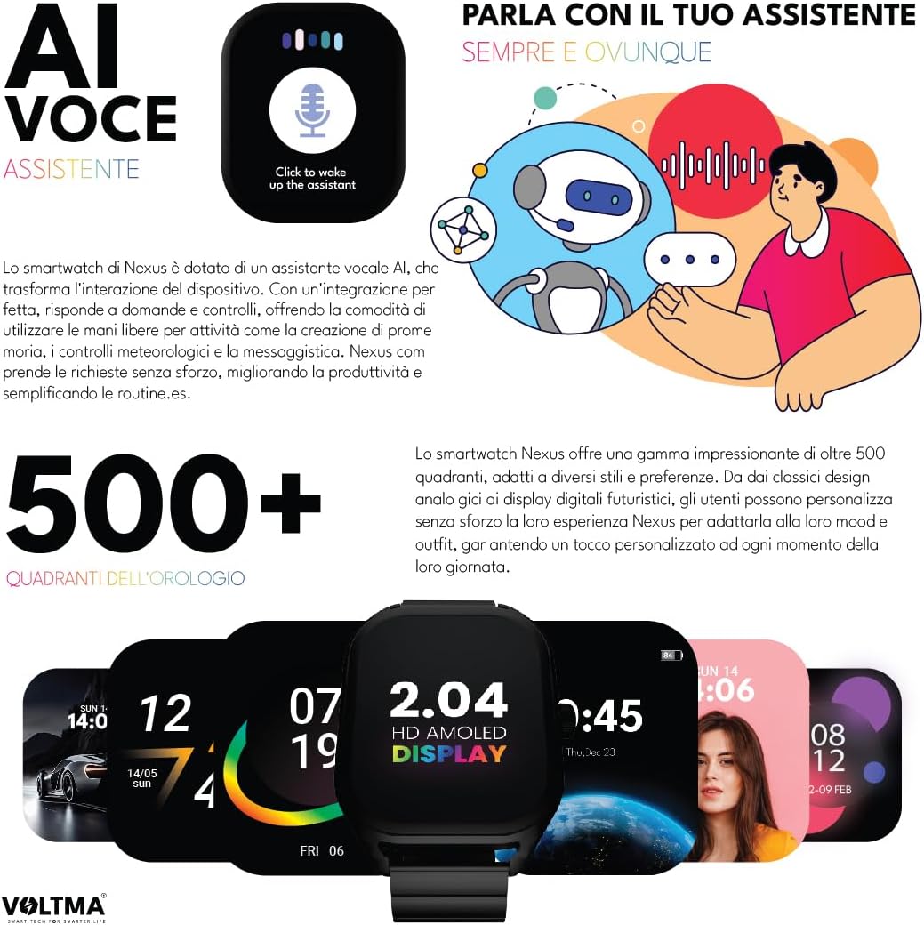 VOLTMA SPARK Smart Watch Blanco