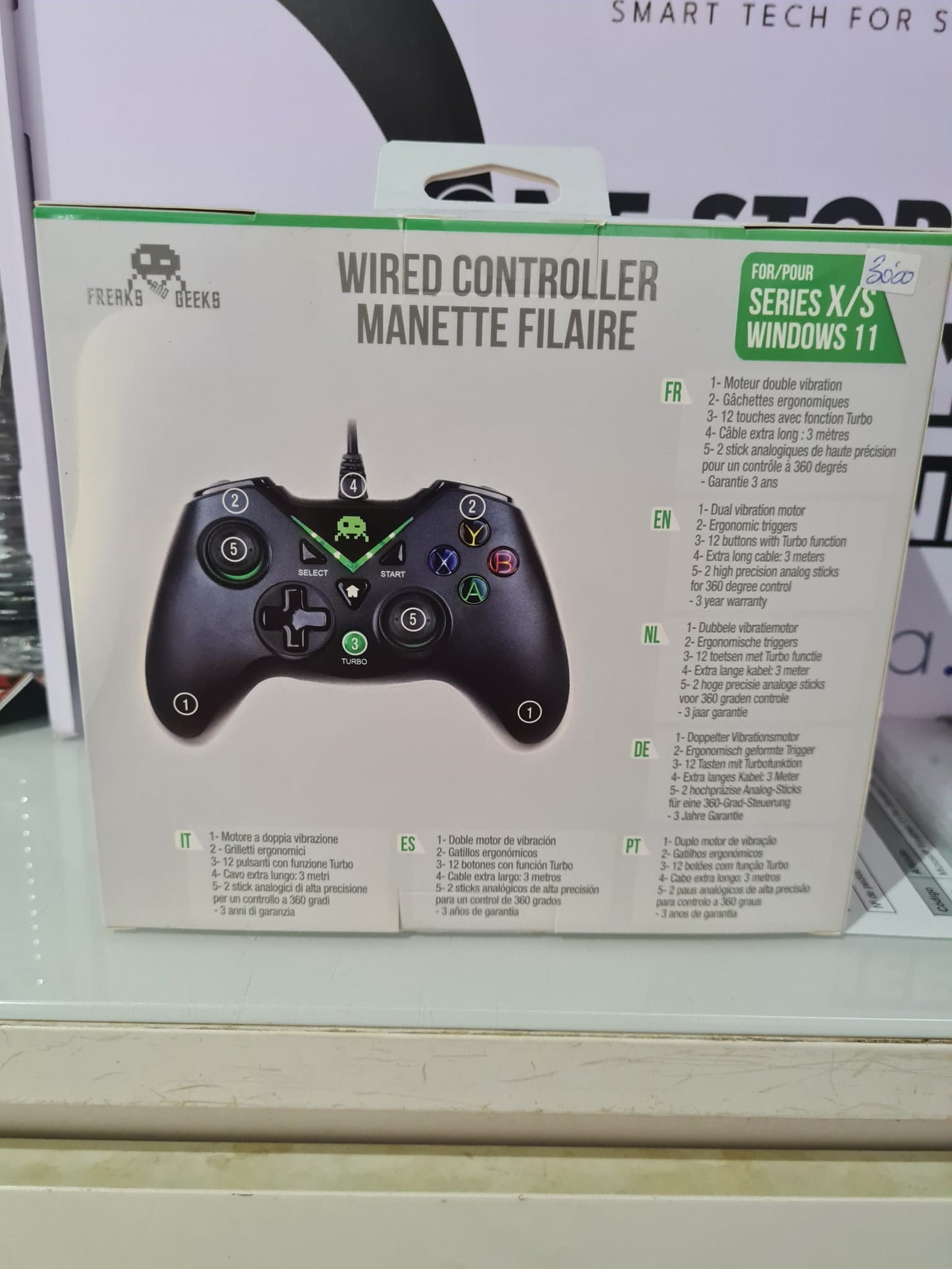 FREAKS GEEKS Wired Controller SeriesX/S, Windows 11